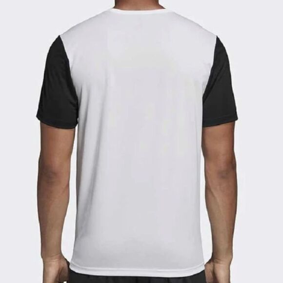 Adidas Estro 19 JSY Short Sleeve Black White Colorblock T-Shirt DP3234 NWT pkg - Picture 2 of 7